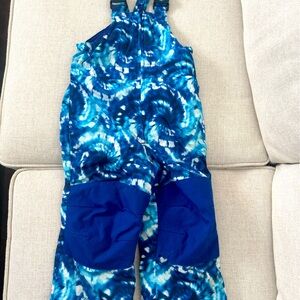 Lands end snow bib ski pants snow pants - like new!